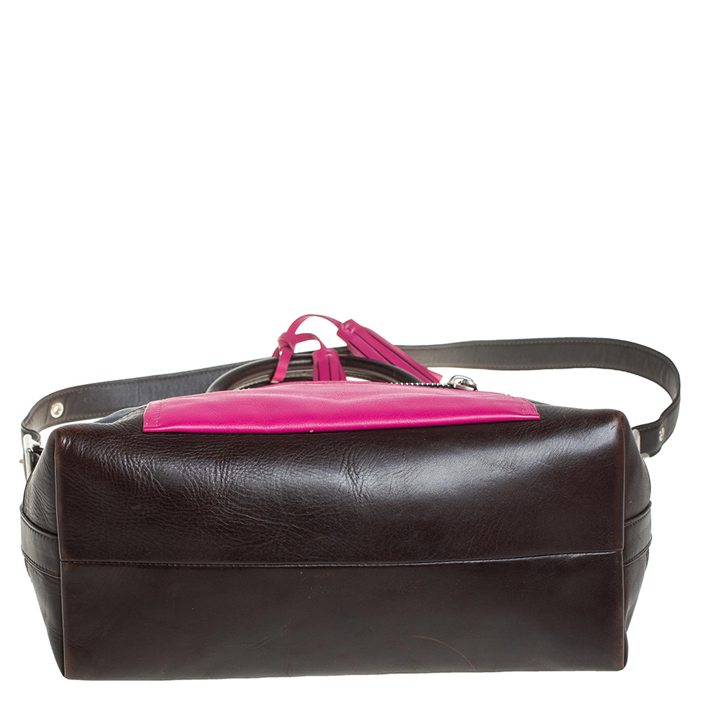 COACH Multicolor Leather Front Zip Tote - Picture 6 of 9